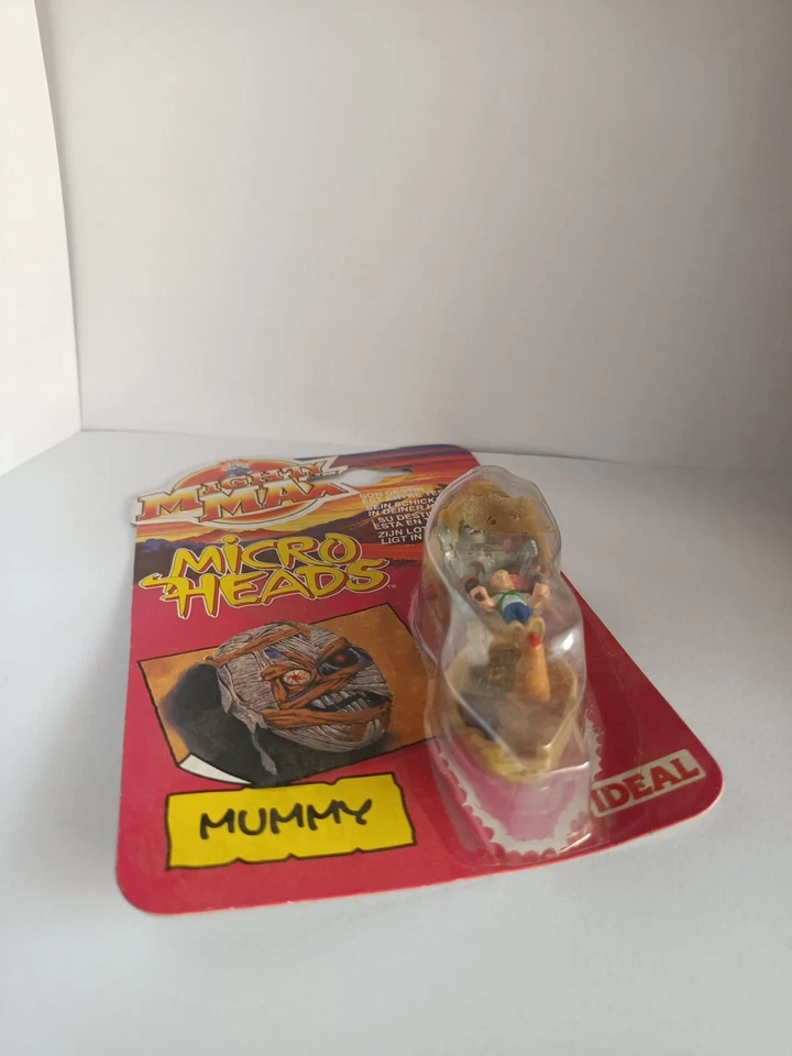 Mighty Max Micro Heads MUMMY 1993 OVP Bluebird Toys Retro Rarität MOC - Bild 2 von 4