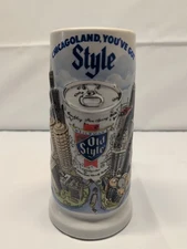 Ceramarte Mug Chicagoland Old Style Beer Stein 1981 Heileman Brewery VTG GUC