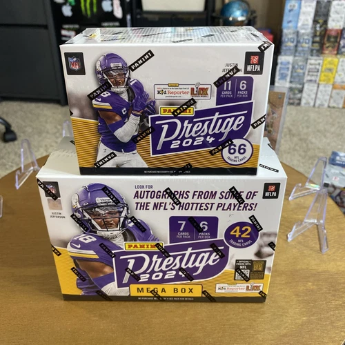 2024 Panini Prestige Football Mega Box & Blaster Box NFL Cards Factory SEALED