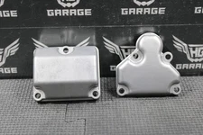 2002 01-03 KAWASAKI KX250 OEM EXHAUST POWERVALVE CYLINDER SIDE COVERS 14091-1325