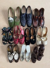 BULK LOT 10 Pair Vintage/Antique Women’s Shoes Varying Sizes