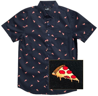 Molokai Surf Food Fruits Fun Short Sleeve Button Down Shirts
