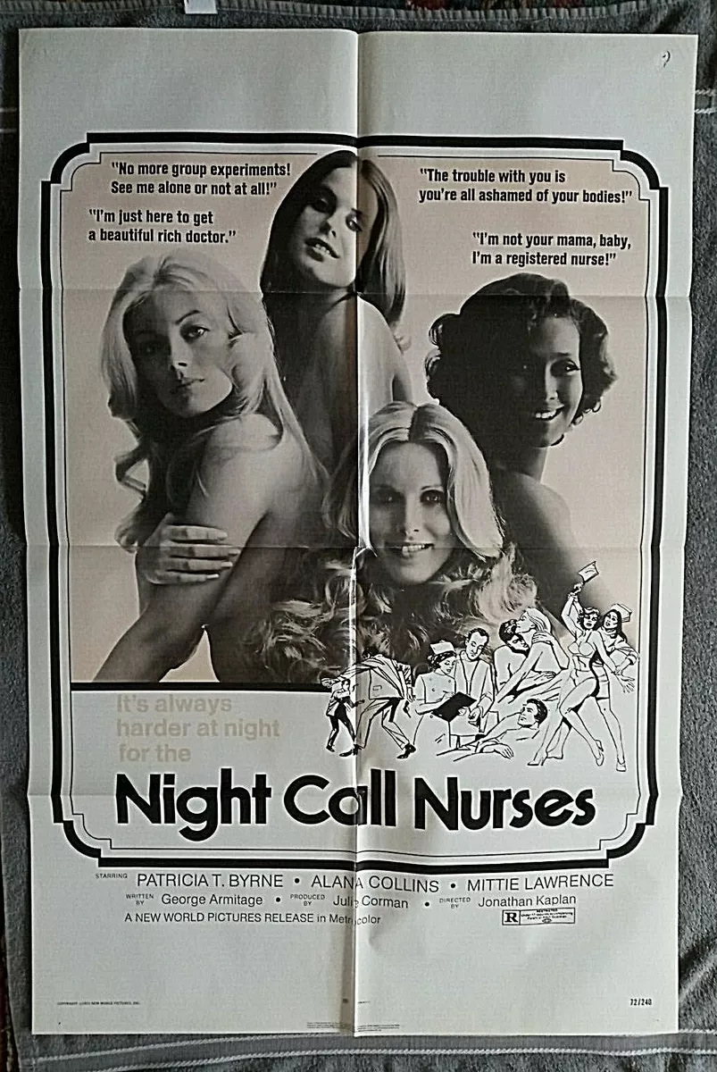 Night Call Nurses Movie Poster SEXPLOTATION Alana Stewart MITTIE LAWRENCE  1972 | eBay