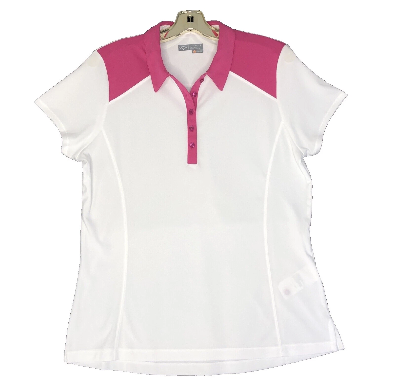 Poliéster Callaway sólido Activewear Tops para mujer