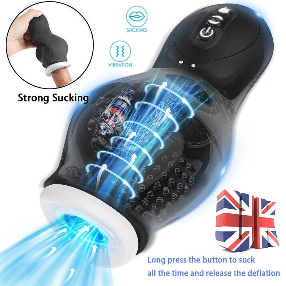 Automatic Handsfree Male Masturbator Cup Stroker Pocket Pussy for Men Sex Toy - Image 2 of 4