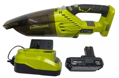 Ryobi 18 Volt Hand Vacuum Kit P714 (1) Battery PBP002 Charger  PCG002