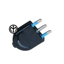 spina elettrica prolunga cavo elettrico 2p+t volante 16A nero maschio