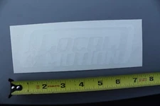 Local Motion Surfboards Hawaii White Original V52C Vintage Surfing STICKER DECAL