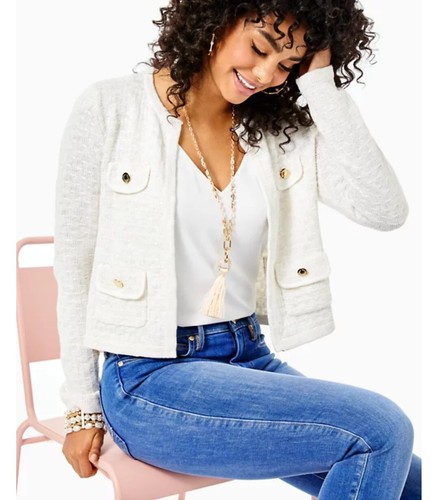Gold Cardigan Sweater size XXS $138 | eBay