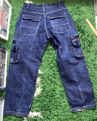 Vintage 90s No Limit Soldier Master P Denim Jeans Pants Baggy 