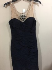 adrianna papell dress Size 4 Navy Blue