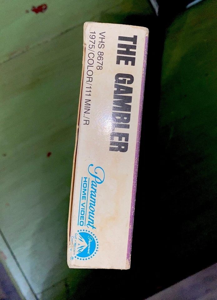 The Gambler VHS 1975 James Caan Paramount Rare OOP HTF Vintage VHS Tape Scarce - Image 3 of 4
