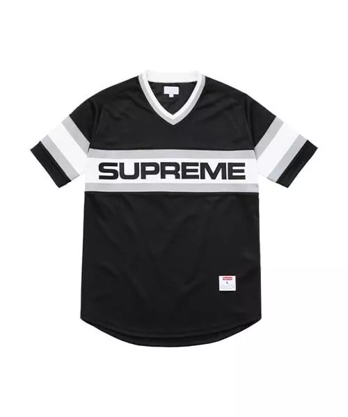 MAILLOT DE BASEBALL SUPREME FW15 NOIR NEUF DANS SUPREME POLYBAG PETIT HELLSTAR