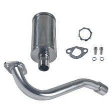 Exhaust Pipe Header w/Muffler For Predator 196cc 212cc Honda GX160 GX200 Go Kart