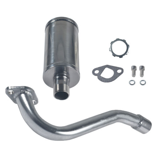 Exhaust Pipe Header w/Muffler For Predator 196cc 212cc Honda GX160 GX200 Go Kart - Picture 4 of 9
