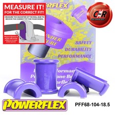 Powerflex Front Anti Roll BAR Buchsen 18.5mm Für Smart Roadster PFF68-104-18.5