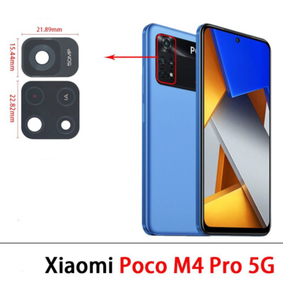 Poco M4 Pro 5G - Kameralinse Glas Ersatz *DE* mit Kleber (Xiaomi) Reparatur