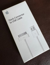 Apple Dock Connector to USB Charger MA591G/B Comp w/ iPod iPad iPhone