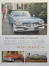 60 Dodge Matador Polara Dart Convertible Vintage Print Ad 1960 60 Dodge Matador Polara Dart Convertible Vintage Print Ad 1960
