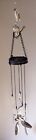 Folk Art Silverplate Wind Chimes Vintage Spoon & Fork Spring Sound - *New*