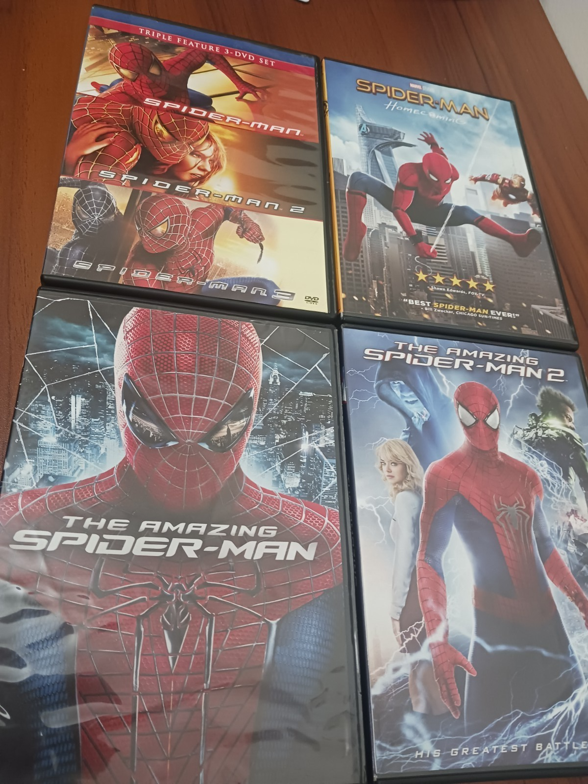 Superhero Spiderman 6-Movie DVD Box Set Complete Collection
