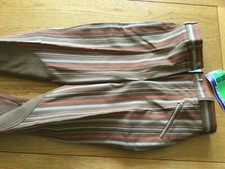 GEORG SCHUMACHER LADIES BREECHES 24 REGULAR Blandford in chocolate stripes