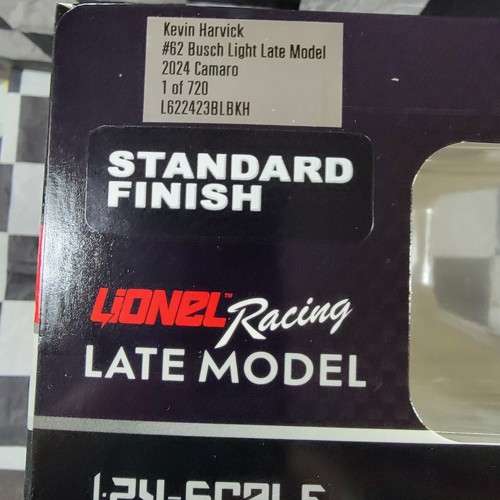 Kevin Harvick #62 Busch Light 1:24 2024 Late Model Caramo L622423BLBKH 1 of 720 - Bild 2 von 8