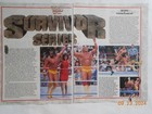 1989 WWF Wrestling AD ARTICLE PHOTOS Hulk Hogan Macho Man MS Elizabeth DiBiase