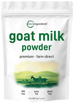 Goat Milk Powder, 2 Lb | Grass Fed Source, Australian Farm Derived FREE SHIP