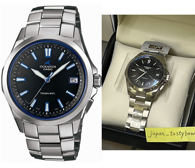 【美品・高級】CASIO OCEANUS OCW-S100-1AJF Amazon.com: CASIO Oceanus Men's Solar Radio-controlled Watch OCW