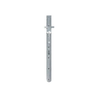 General Tools 300/1 Economy Precision Stainless Steel Rules [Set of 12]