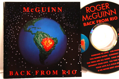 ROGER McGUINN ''BACK FROM RIO'' (CD) Contem/Alt Country G/G+ Cond Ships Free