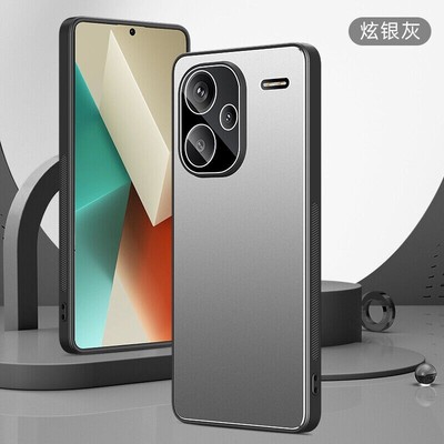 For XiaoMi RedMi Note 13 Pro+, Full Carmera Hybrid Aluminum Metal Cover Case