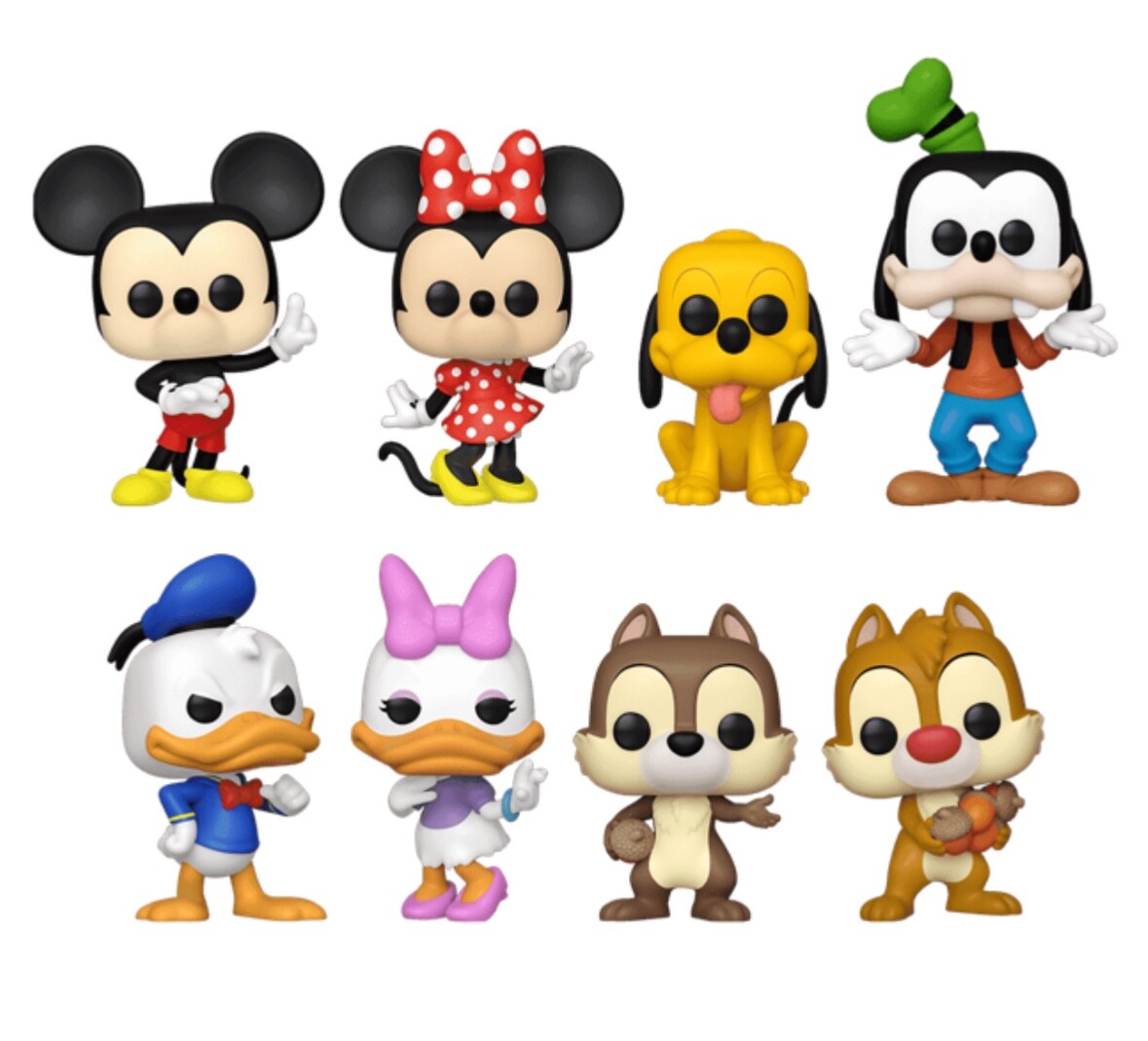 🔥Funko Pop! Disney Mickey Minnie Pluto Goofy Donald Daisy Chip