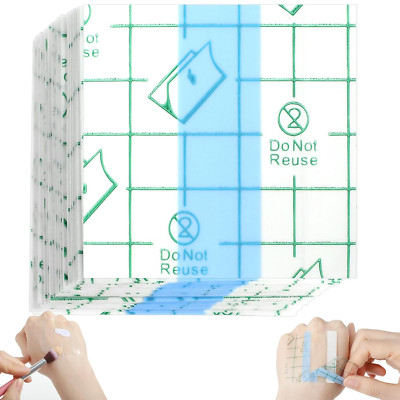 100 Pcs Makeup Hand Single Use Mixing Palette Set Disposable Foundation Mixing T