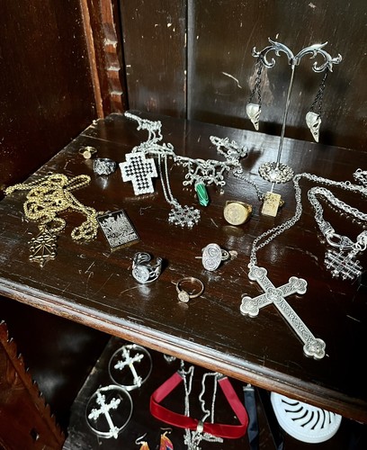 Huge Lot / Collection Of Metaphysical Goth Witch and Egyptian Style Jewelry - 第 10/19 張圖片