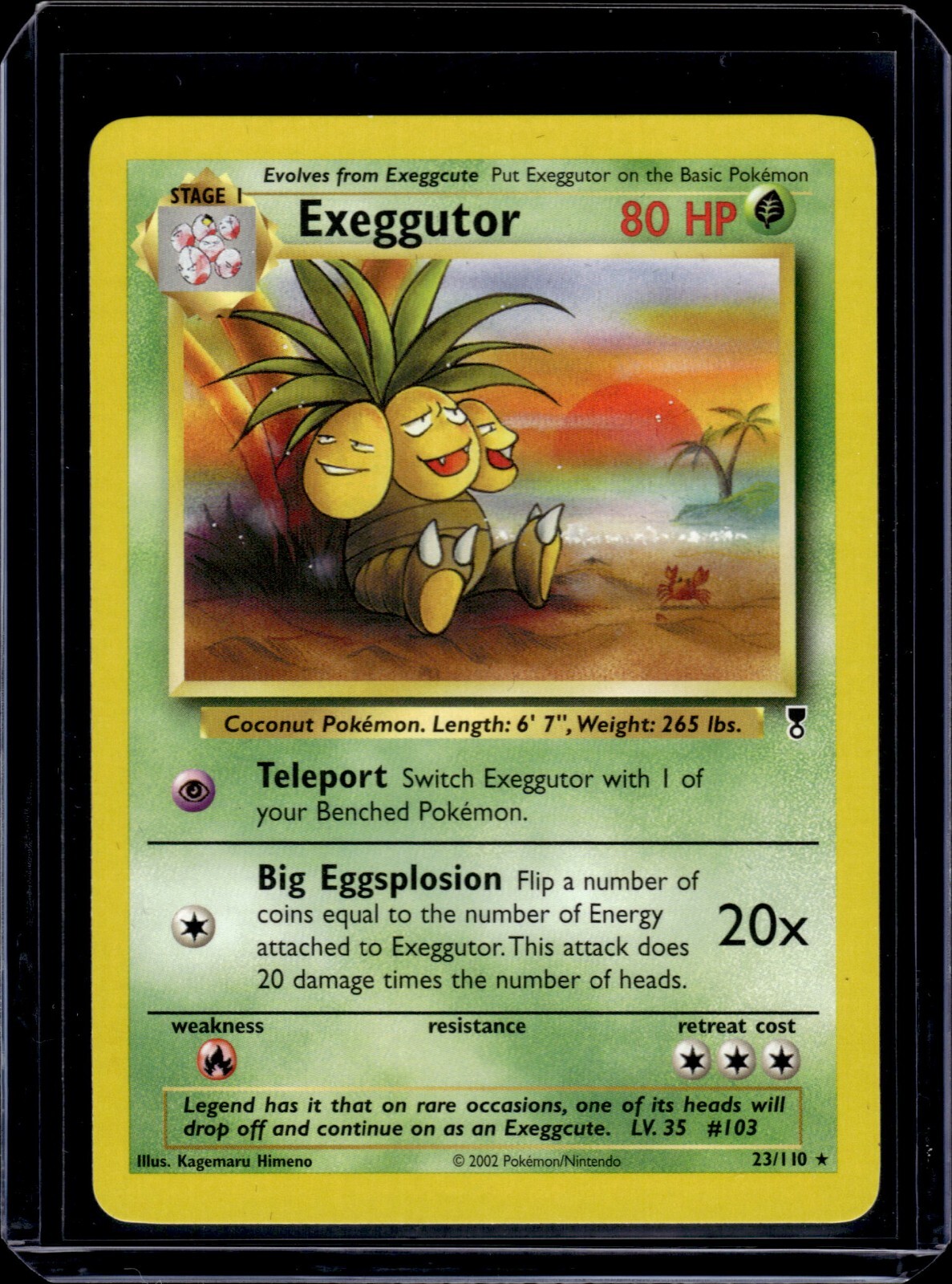 Exeggutor #23 Pokemon Legendary Collection NM
