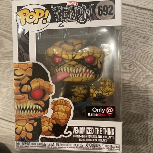Funko POP! Figura de vinilo exclusiva de Marvel Venomized The Thing #692 - metálica