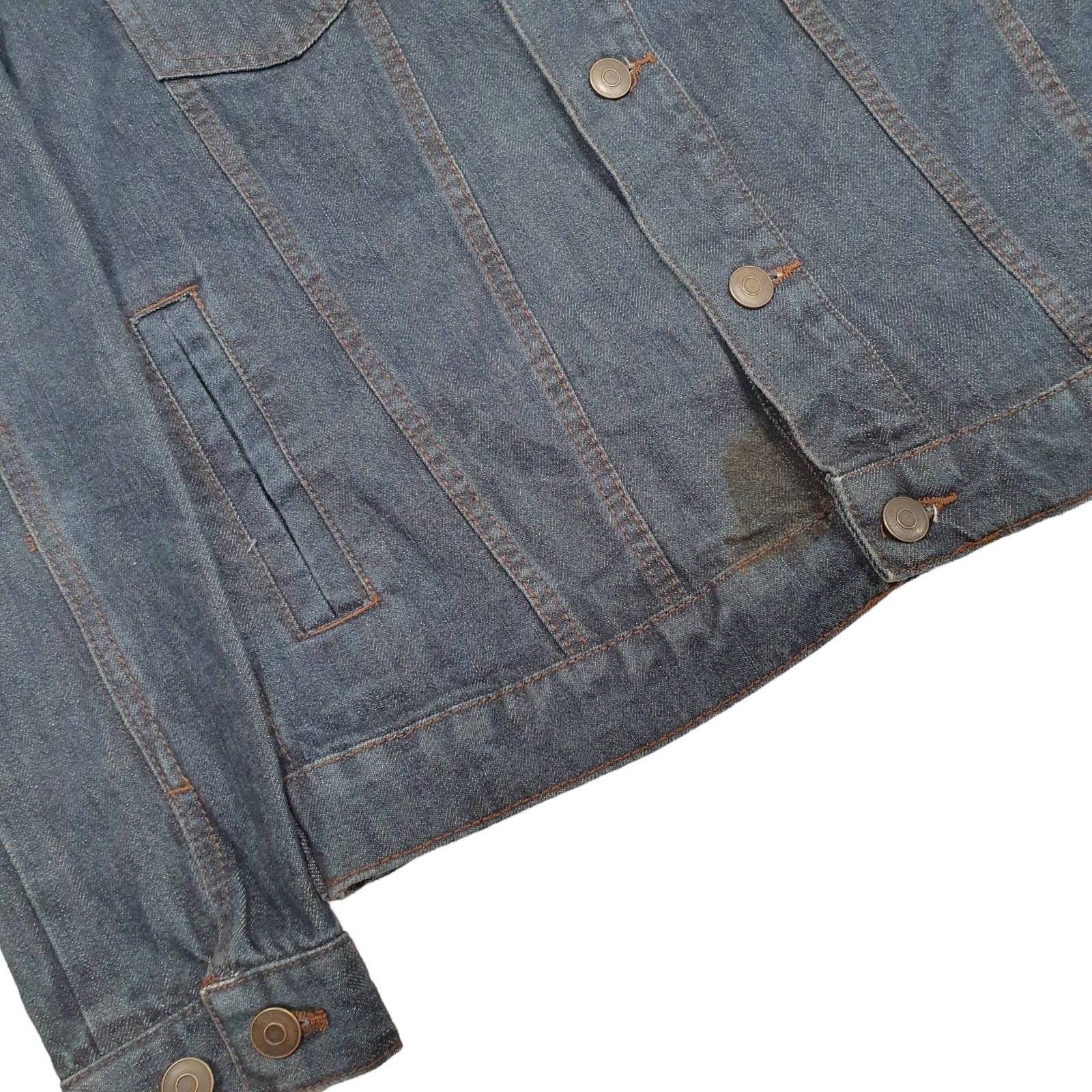CEDAR WOOD STATE Denim Jacket Trucker Coat Mens S image 3