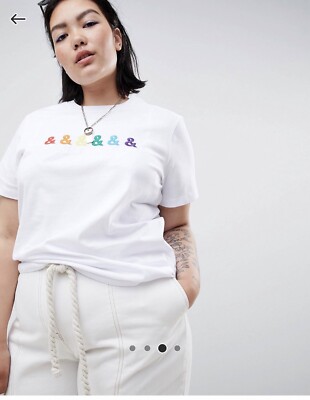 ASOS Women Plus Size White T-shirt UK