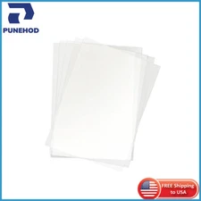PUNEHOD DTF Transfer Film 100 Sheets A4 Matte Clear DTF Film for DTF Printer