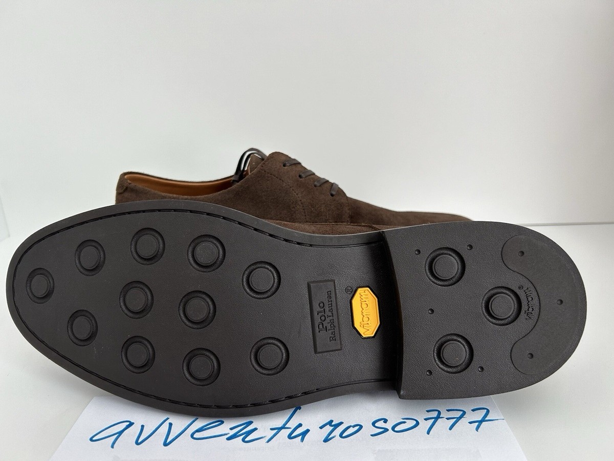$198 NEW Polo Ralph Lauren Asher Derby Men’s Brown Suede Lace-Up Dress Shoes Amazon.com | Polo Ralph Lauren Men main image 2