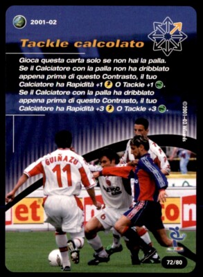 Wizards of the Coast Italy (2001-02) Tackle calcolato - Tactic card No.T72