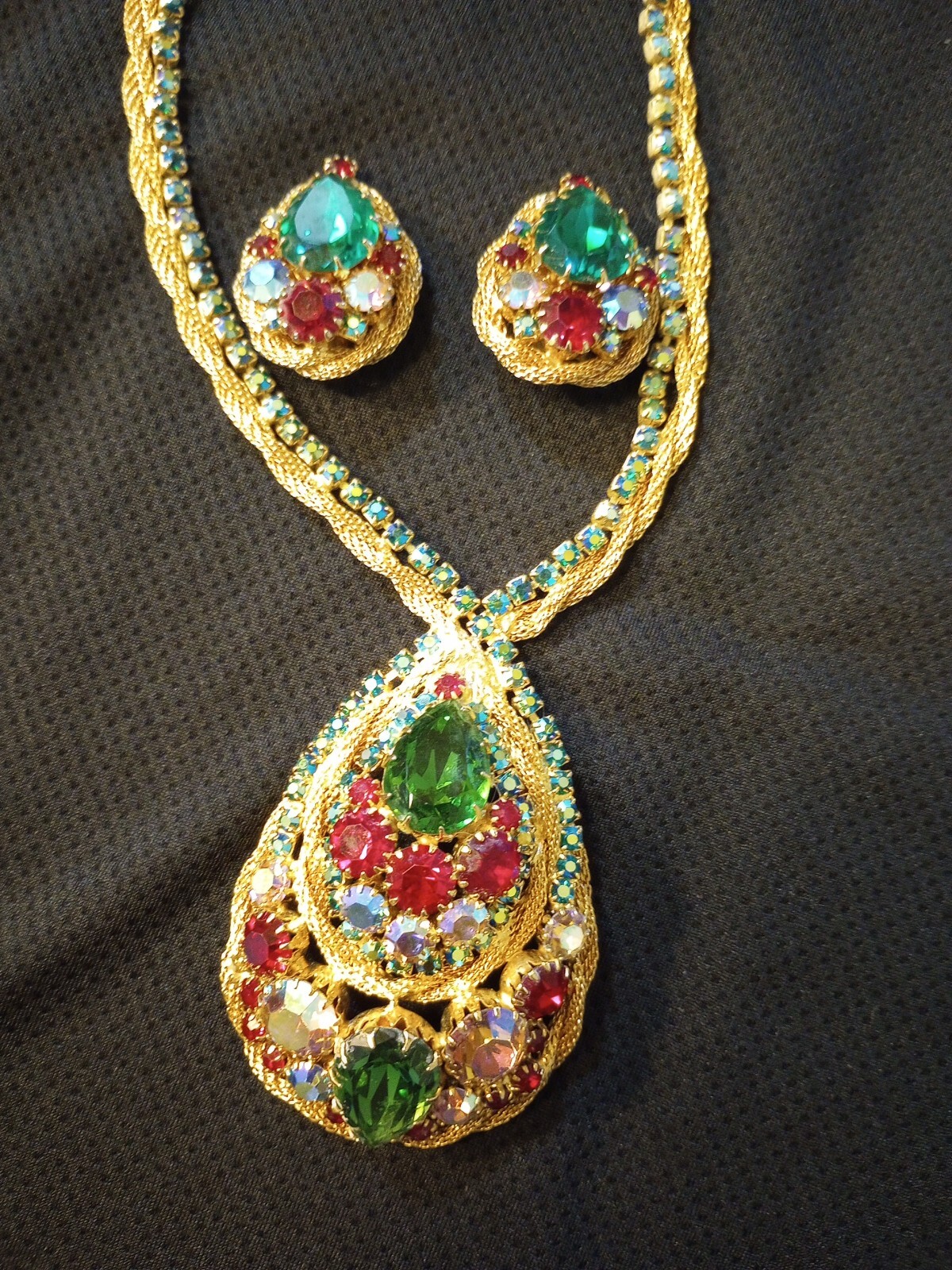 vintage juliana jewelry set Necklace And Earrings eBay