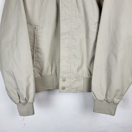 Knightsbridge Hombres Grande De Colección Harrington Chaqueta Bomber Beige Informal Algodón... - Imagen 3 de 12