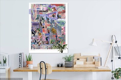 Park Hill Brutalist Modernist Architektur Grafik Design Illustration Poster