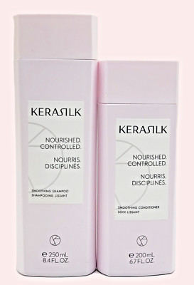 Kerasilk Essentials Smoothing Shampoo 8.4 oz & Conditioner 6.7 oz Set