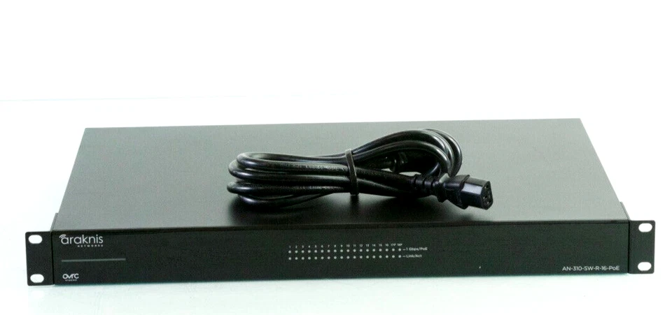 Araknis Networks 16 Port L2 Gigabit Switch W PoE+ AN-310-SW-R-16-POE o32 - Image 2 of 4