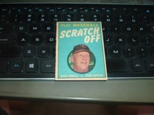 1971 Topps Scratch Off Insert Red Interior Unscratched Boog Powell Orioles