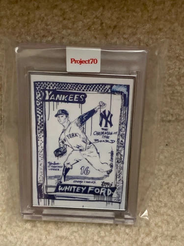 TOPPS PROJECT 70 WHITEY FORD NY YANKEES BY GREGORY SIFF #329 ARTISTS PROOF
